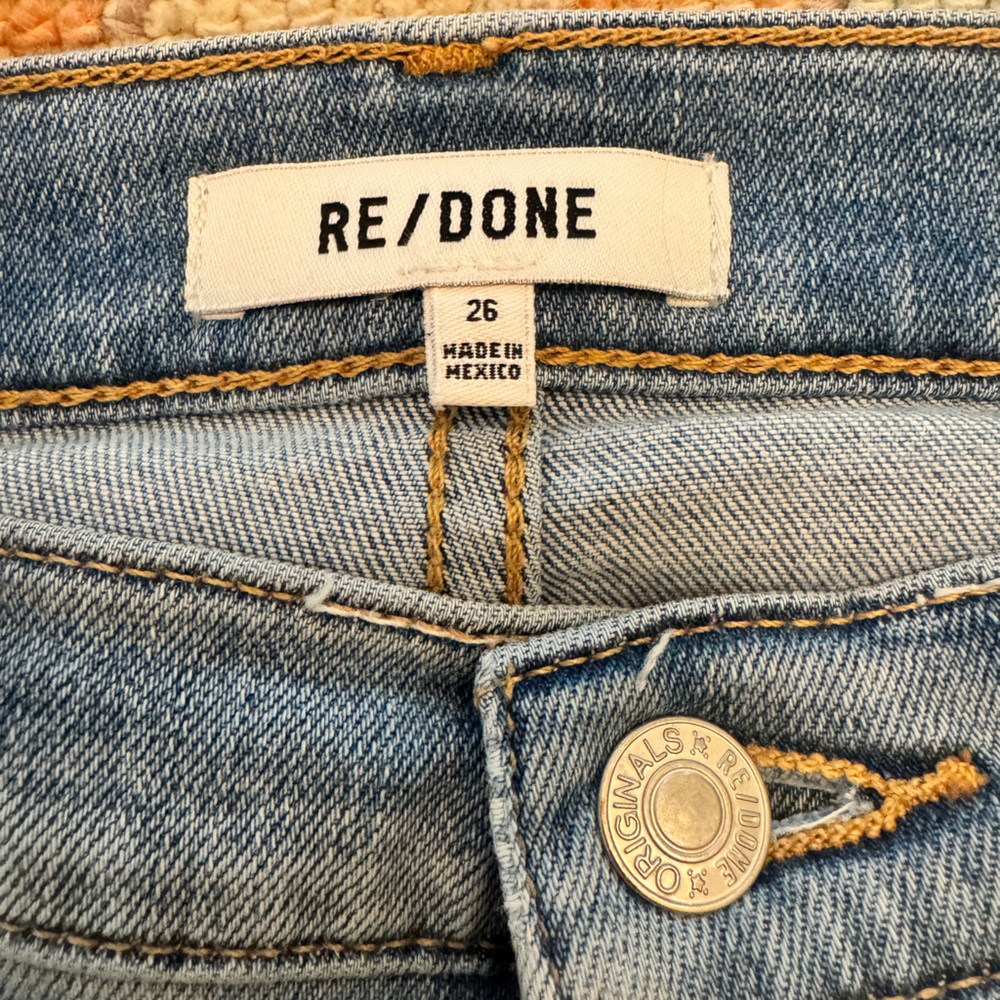 RE/DONE Mid Rise Wide Leg Crop - Picture 3 of 4